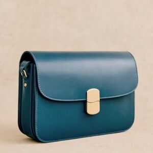 Sezane Milo Bag Denim Blue